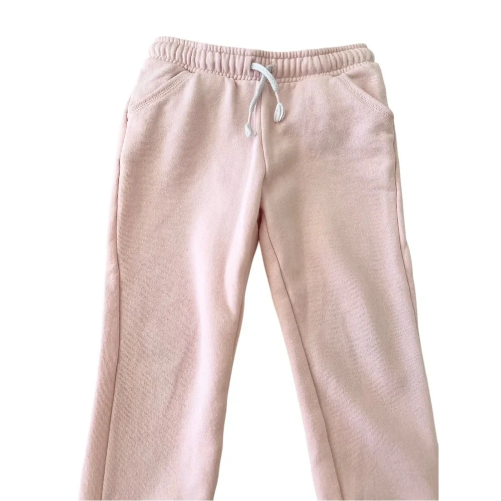 Cat & Jack Light Pink Fleece Lined Drawstring Joggers with Pockets | Girls 3T